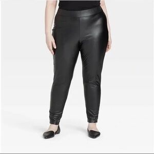 Ava & Viv | Faux Leather Pants